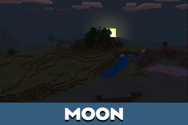 Moon from Fullbright Texture Pack for Minecraft PE