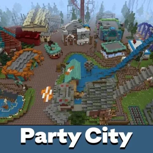 Party City Map for Minecraft PE