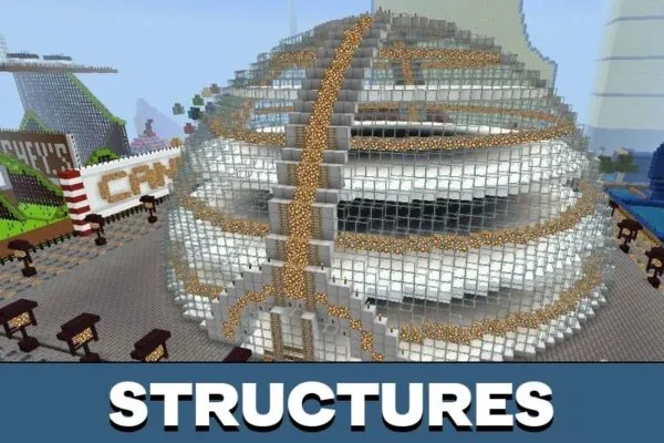 Structures from Notchland Map for Minecraft PE