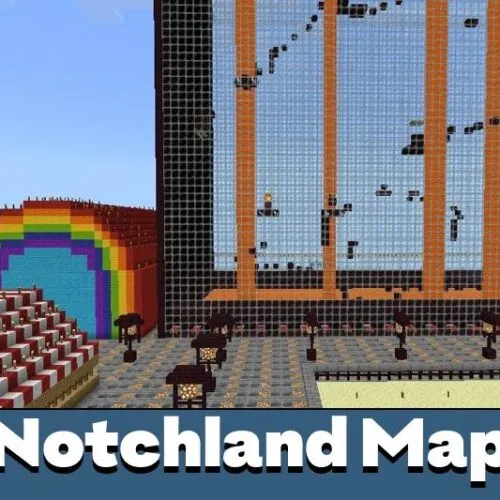 Notchland Map for Minecraft PE