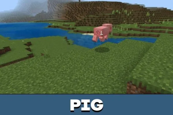 Pig from Damage Indicators Mod for Minecraft PE