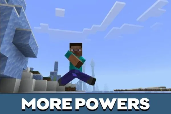 Powers from Hands Mod for Minecraft PE