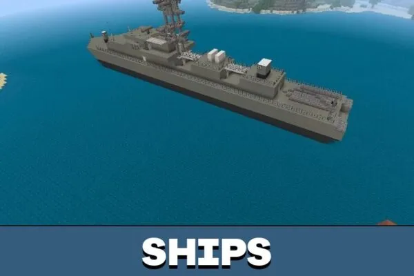 Ships from Army Base Map for Minecraft PE