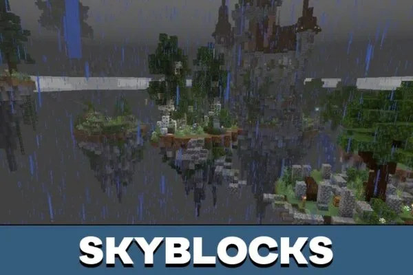 Skyblocks from Steampunk City Map for Minecraft PE