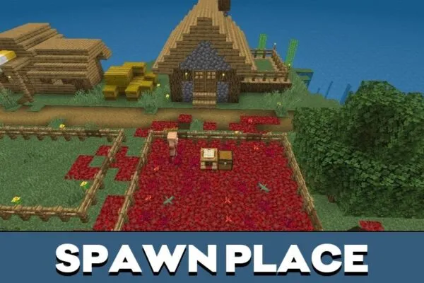 Spawn Place from Underwater City Map for Minecraft PE