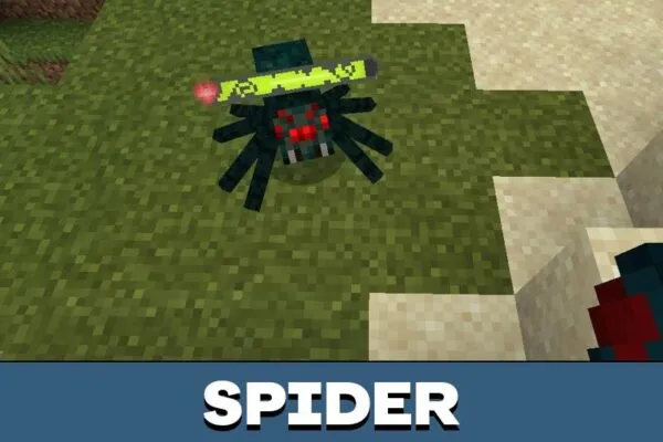 Spider from Damage Indicators Mod for Minecraft PE