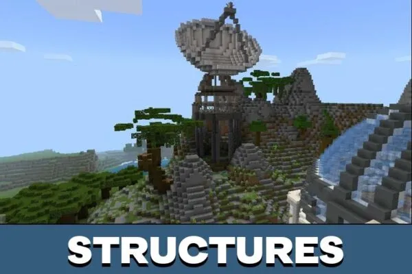 Structures from DanTDM Map for Minecraft PE