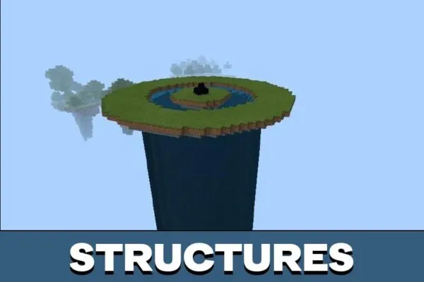 Structures from Sky City Map for Minecraft PE