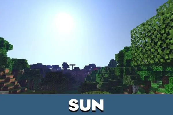 Sun from Zebra Shader for Minecraft PE