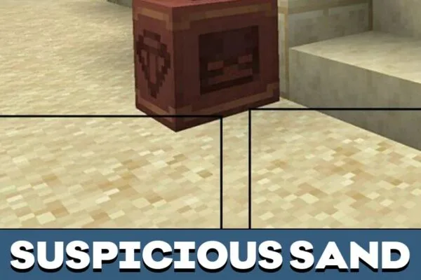 Suspicious Sand from Minecraft PE