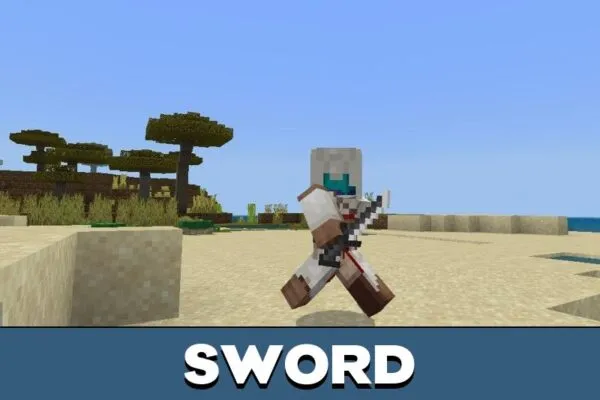 Sword from Assassin Mod for Minecraft PE