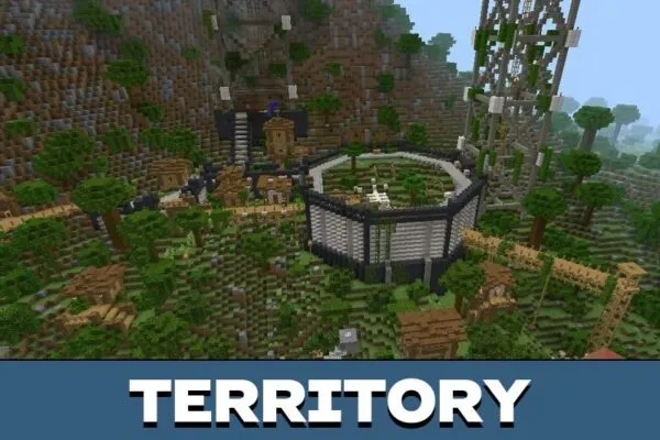 Territory from Army Base Map for Minecraft PE