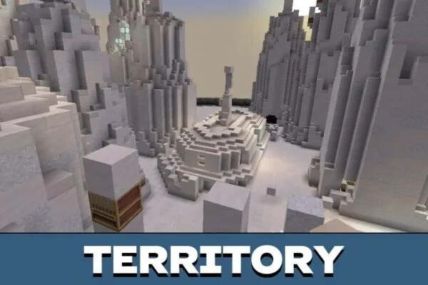 Territory of Sky City Map for Minecraft PE