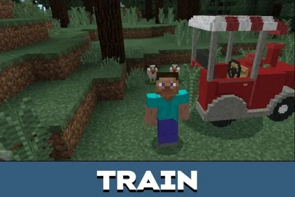 Train from Transport Mod for Minecraft PE