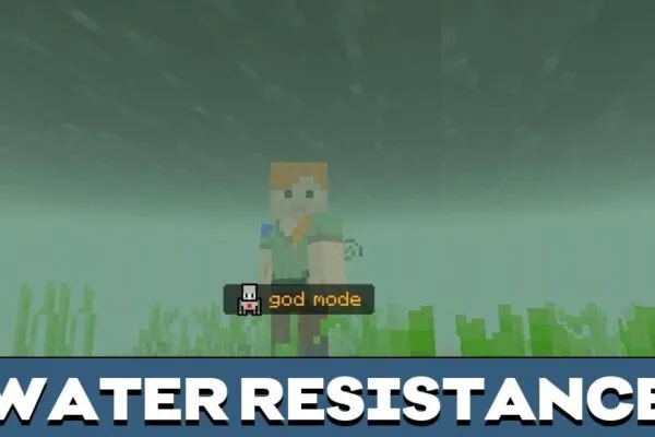 Water Resistance from God Mod for Minecraft PE