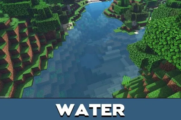 Water from Zebra Shader for Minecraft PE