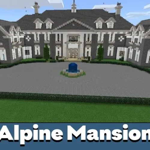 Alpine Mansion Map for Minecraft PE