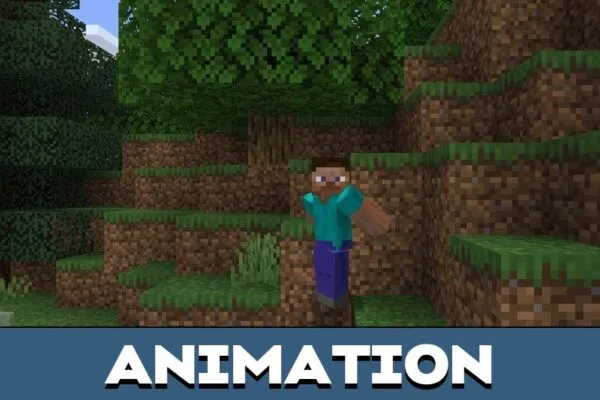 Animation from Dance Mod for Minecraft PE