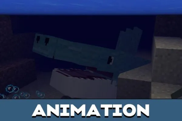 Animation from Fish Mod for Minecraft PE