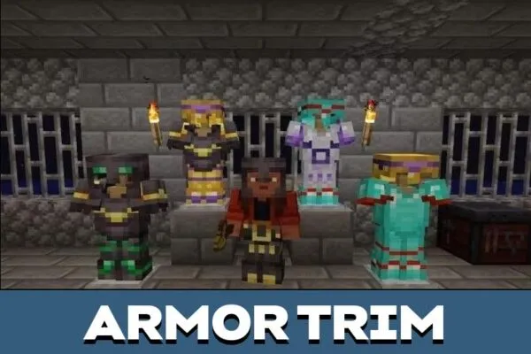 Armor Trim from Minecraft PE 1.20