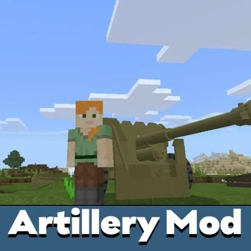 Artillery Mod for Minecraft PE