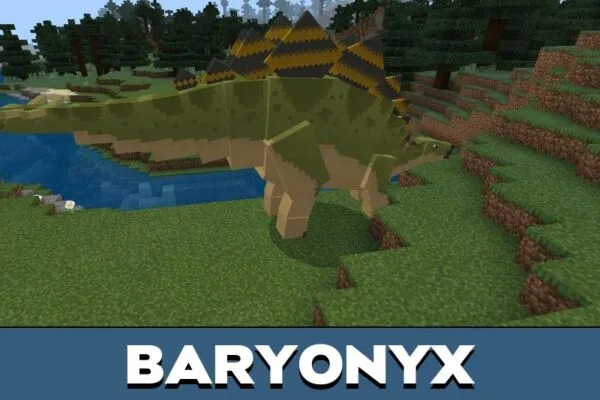 Baryonix from T Rex Mod for Minecraft PE