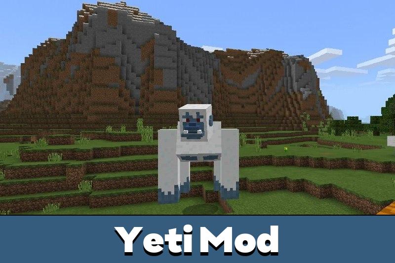 Download Bigfoot and Yeti Mod for Minecraft PE Bigfoot and Yeti Mod