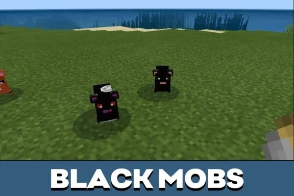 Black Mobs from Hamster Mod for Minecraft PE