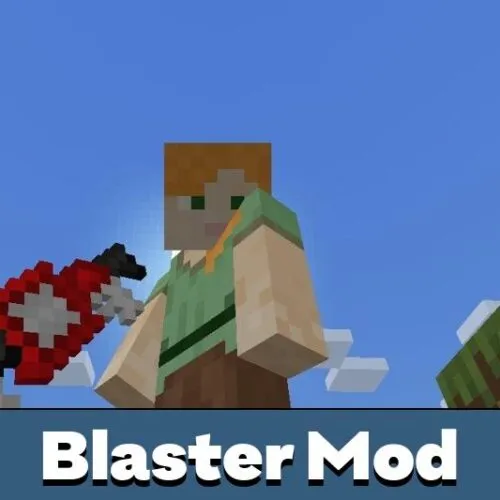 Blaster Mod for Minecraft PE