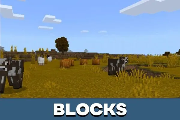 Blocks from Autumn Texture Pack for Minecraft PE