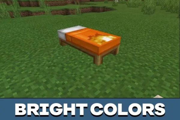 Colors from Fancy Bed Texture Pack for Minecraft PE