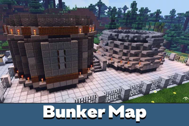 minecraft underground base map