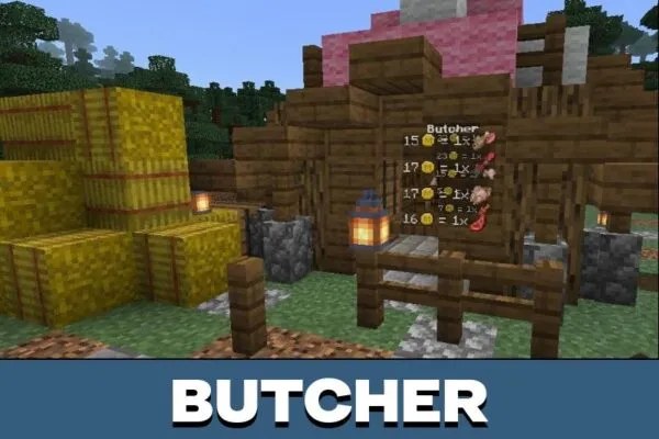 Butcher from Shop Mod for Minecraft PE