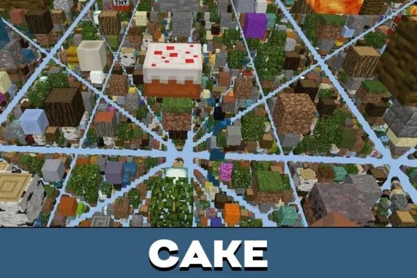 Cake from Skygrid Map for Minecraft PE