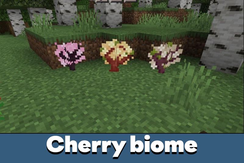 Minecraft 1.20 cherry blossom addon Minecraft Mod