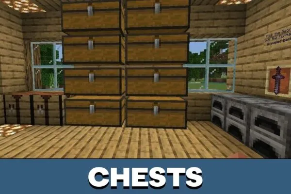 Chests from Bunker Map for Minecraft PE