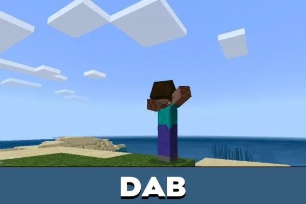 Dab from Dance Mod for Minecraft PE