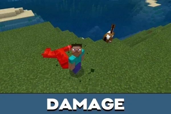 Damage from Fart Mod for Minecraft PE