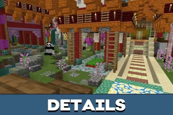 Details from Chinese House Map for Minecraft PE