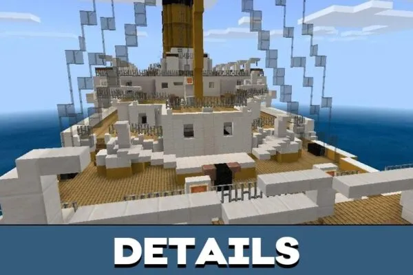 Details from Titanic Map for Minecraft PE