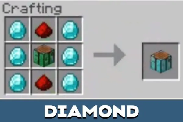 Diamond table from Industrial Craft Mod for Minecraft PE