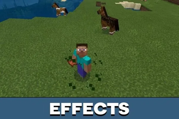 Effects from Fart Mod for Minecraft PE