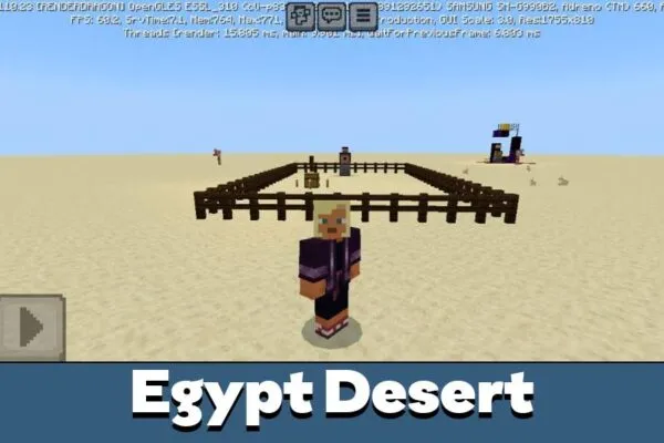 Desert from Egypt Map for Minecraft PE
