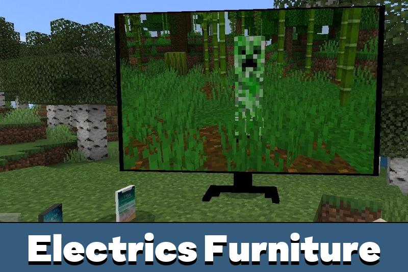 Download Electrics Furniture Mod for Minecraft PE Electrics Furniture