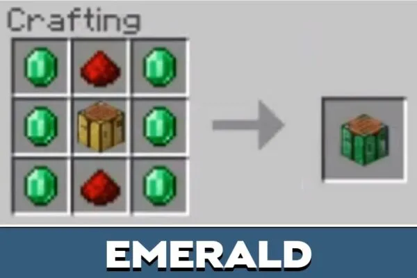 Emerald table from Industrial Craft Mod for Minecraft PE