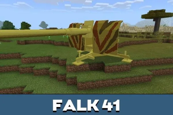 Falk 41 from Artillery Mod for Minecraft PE