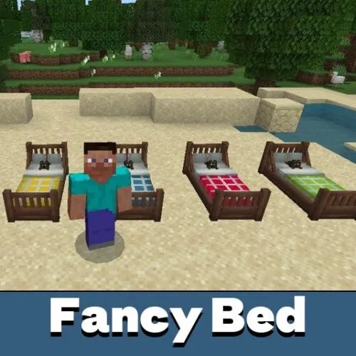 Fancy Bed Texture Pack for Minecraft PE