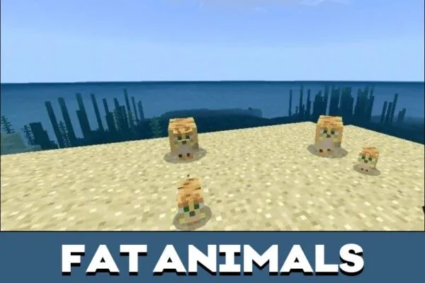 Animals from Cat Texture Pack for Minecraft PE