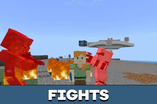 Fights from Star Wars for Minecraft PE