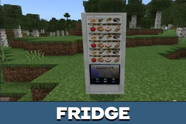 Fridge from Electrics Furniture Mod for Minecraft PE